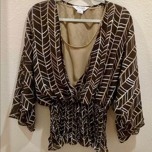Allison Taylor Top Blouson Blouse Dolman XL